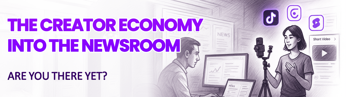 The Creator Economy Has Entered the Newsroom