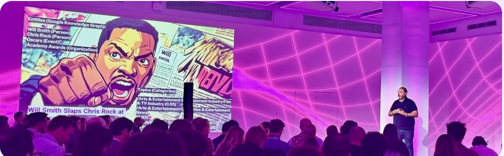 John Shehata speaking at an industry conference